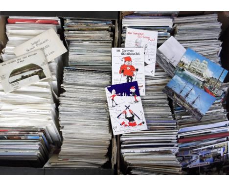 Postcards, a vast accumulation of cards, various ages, vintage to modern, UK & Foreign, some subject cards, also a few letter