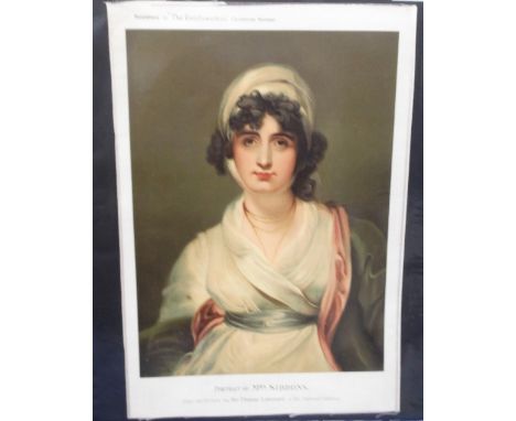 Trade silk, The Gentlewoman, large Christmas supplement issue 'Portrait of Mrs Siddons', 1905,  (approx. 260mm x 380mm) (vg)