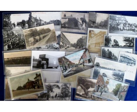 Postcards, UK topographical selection, RPs and printed, various locations inc. London, Surrey, Berkshire, Buckinghamshire etc