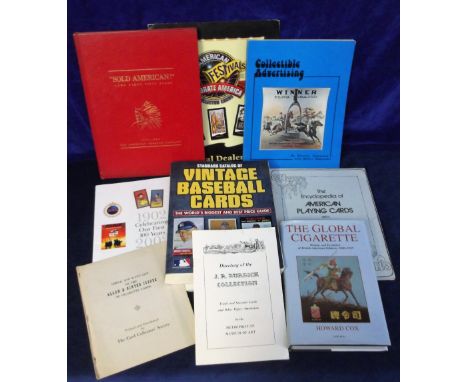 Cartophilic Literature USA, an interesting collection of books & booklets inc.  'Sold American! - the first 50 years', the st