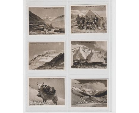 Cigarette cards, Player's, a collection of 14 'L' size sets mostly vg/ex condition inc. Mount Everest, Gilbert & Sullivan 2nd