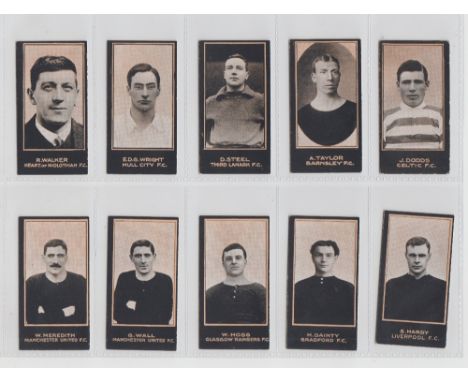 Cigarette cards, Smith's, Footballers (titled, all light blue backs) (set, 150 cards) (mostly vg)