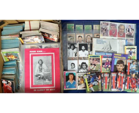 Mixed sporting selection, inc. Trade Cards, giveaways, Fulham FC portrait cards (8), A&BC chart of Football Colours, Typhoo P