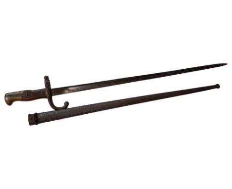 FRENCH BAYONET &amp; SCABBARD 