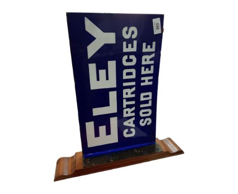 ENAMEL ELY CARTRIDGE SIGN 
