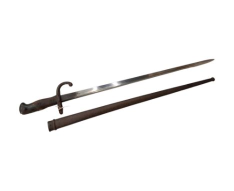 FRENCH BAYONET WITH SCABBARD 