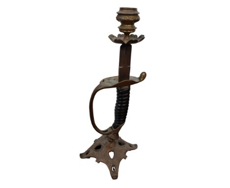 SWORD HANDLED CANDLESTICK 