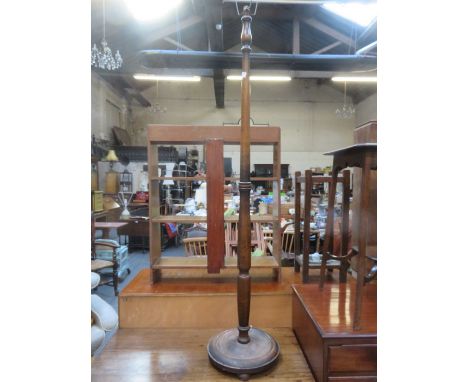 MAHOGANY STANDARD LAMP