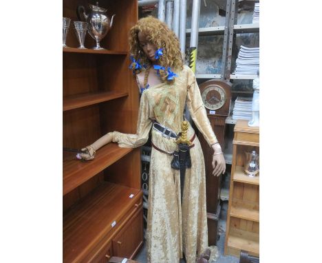 DECORATIVE SHOP MANNEQUIN, FOR RESTORATION 