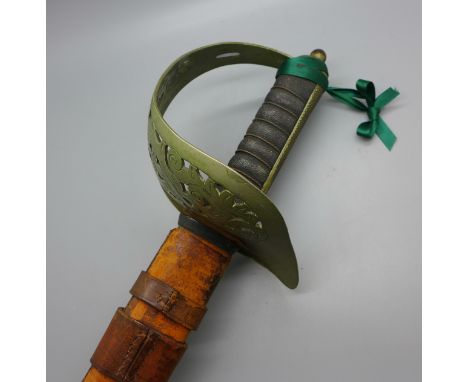 A George V military officer's sword and scabbard 
