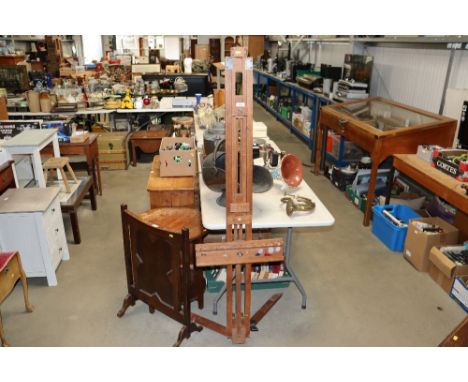 An artists easel