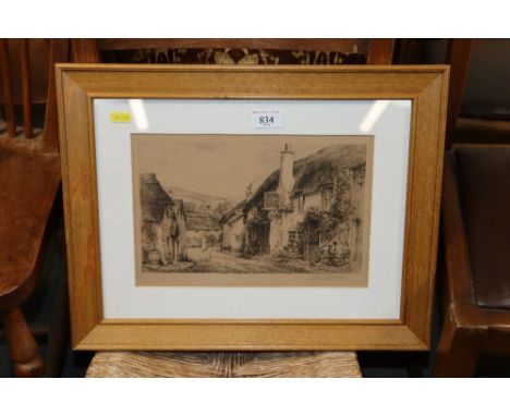 A Henry G Walker pencil signed print of The Ship Inn