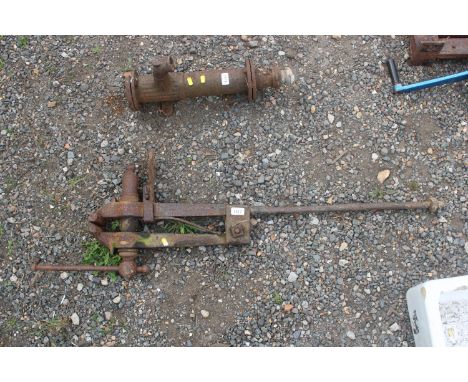 A Vintage Foundry leg vice 