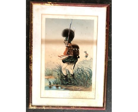 A colour print, Draner, 'Angleterre 1864 - Highlander', 34x22cm 