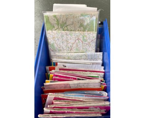 A quantity of mainly Ordnance Survey maps to include Dartmoor, Northern Ireland Road Map, etc 