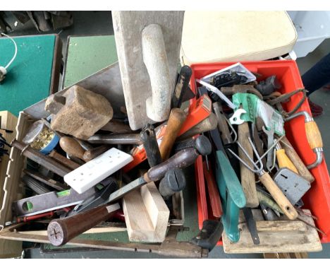Two mixed boxes of hand tools 