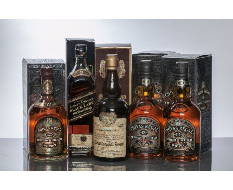 CHIVAS REGAL 12 YEAR OLD
Blended Scotch Whisky. 70cl, 40% volume, in carton.
SLAINTHEVA
Blended Scotch Whisky with personalis