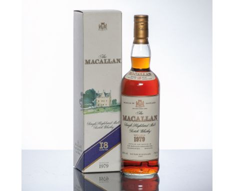 THE MACALLAN 18 YEARS OLD 1979
Single Highland Malt Scotch Whisky, matured in sherry wood and bottled in 1997. 70cl, 43% volu