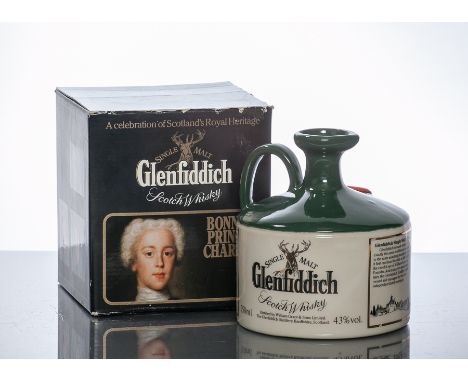 GLENFIDDICH BONNIE PRINCE CHARLIE HIGHLAND CROCK
Single Highland Malt Whisky, 750ml, 43% volume. In box with ceramic stopper.