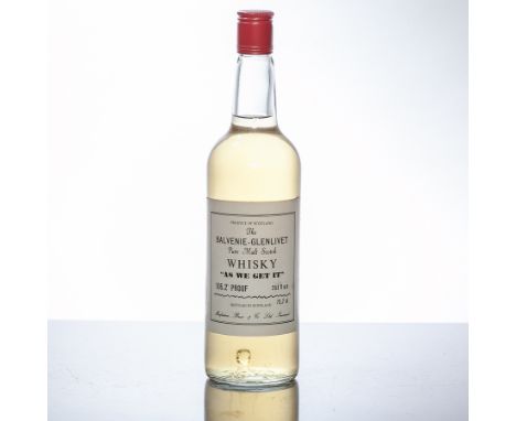 THE BALVENIE-GLENLIVET 'AS WE GET IT' 
Pure Malt Scotch Whisky, bottled by Macfarlane, Bruce & Co Ltd. Inverness. 26 2/3 fl. 