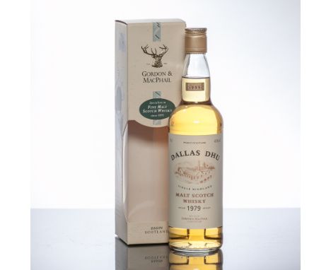 DALLAS DHU 1979 AGED 20 YEARS - GORDON & MACPHAIL
Single Highland Malt Scotch Whisky, bottled 1999. 70cl, 40% volume, in cart