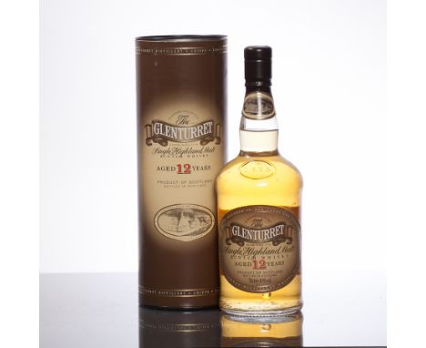 THE GLENTURRET AGED 12 YEARS
Single Highland Malt Scotch Whisky. 70cl, 40% volume, in tube. 