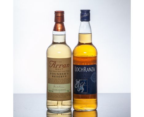 LOCHRANZA FOUNDERS' RESERVE
Blended Scotch Whisky, produced exclusively for the "Arran Founder Bondholders". 70cl, 40% volume