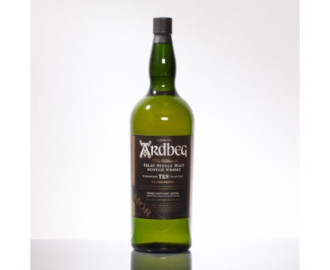 ARDBEG TEN YEARS OLD - MOR
Islay Single Malt Scotch Whisky.  4.5 litres, 46% volume, in box. NCF.