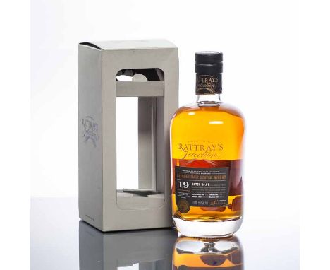RATTRAY'S SELECTION 19 YEAR OLD
Blended Scotch Whisky. Batch no. 1, comprising Auchentoshan 1991, Balblair 1990, Benriach 198