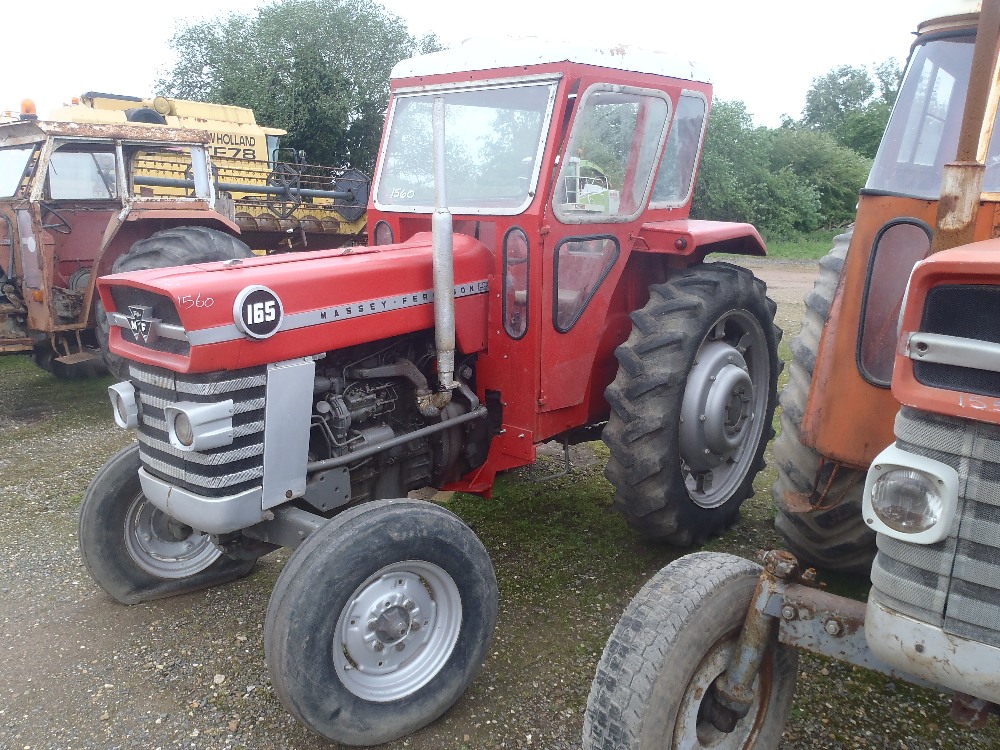 1970 Massey Ferguson 165 4 Cylinder Diesel Tractor fitted with Duncan ...