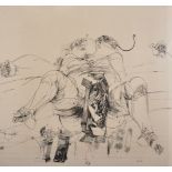 After Vladimir Velickovic (b.1935). 'Elements', a Pair of Screen-prints, Signed and Numbered in