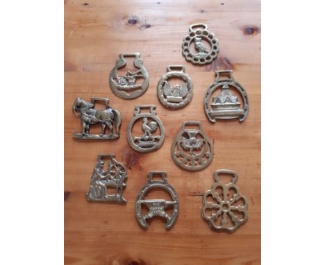 Collection of 28 vintage horse Brasses donated by Alan Rice-Smith
