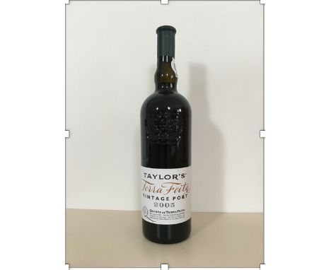 Bottle Taylor’s Feita Vintage Port 2005. Donated by Tony Ferris