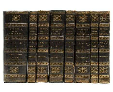 Britain.- Lysons (Rev. Daniel) &amp; Samuel Lysons. Magna Britannia; being a Concise Topographical Account of the Several Cou