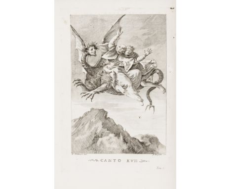 Dante Alighieri. [Opere]La Divina Commedia con varie annotazioni..., 4 vol. only, half-title with 'avviso a' legatori' verso,