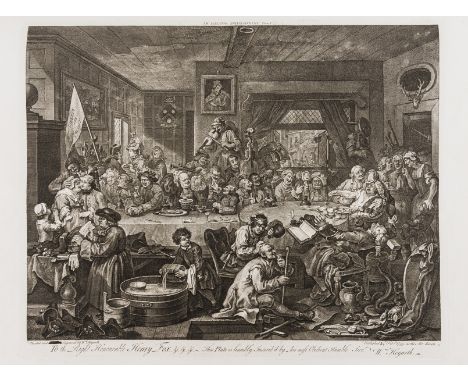 Hogarth (William) The Original and Genuine Works, 108 engraved plates on 87 wove paper sheets with watermarks dated 1801, cre