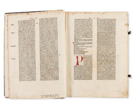 Duranti (Guillelmus) Rationale divinorum officiorum, collation: [a12 b10 c d8 e6 f-h8 I10 k-m8 n o10 p-t8 u12 x y10 z12], dou