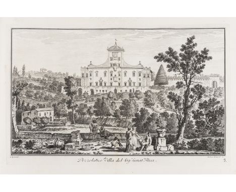 Italy.- Zocchi (Giuseppe) Vedute delle Ville, e d'altri Luoghi della Toscana, third (second Bouchard) edition, engraved picto