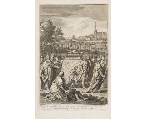 Felibien (Michel) Histoire de l'Abbaye Royale de Saint-Denys en France, first edition, engraved frontispiece, 2 double-page p