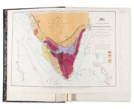 Atlases.- Wilson (Capt. Charles W.) and H. S. Palmer. Ordnance Survey of the Peninsula of Sinai ... under the Direction of Co