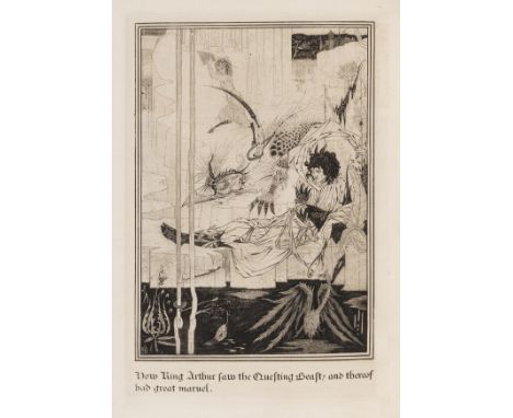 Beardsley (Aubrey).- Malory (Sir Thomas) [Le Morte Darthur] The Birth, Life and Acts of King Arthur, number 198 of 300 deluxe