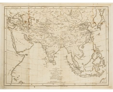 Asia.- Polo (Marco) The Travels..., translated by William Marsden, half-title, folding engraved map, errata/advertisement lea