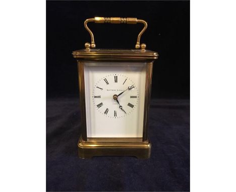 A Carriage clock by Matthew Norman