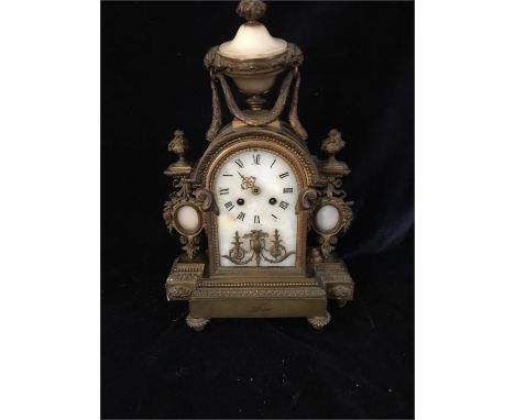 French Gilt Mantle Clock in need of repair