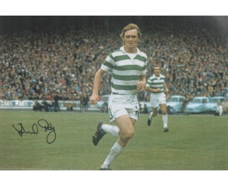 DAVID HAY 12 x 8 photo: Col, depicting Celtic midfielder DAVID HAY in full length action during a 2-1 victory over Rangers in