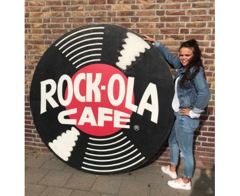 Rock-Ola Cafe Heavy Gauge Metal Sign - XXLamazing sign of Rock-Ola Cafe, this fantastic but huge sign is a really cool item t