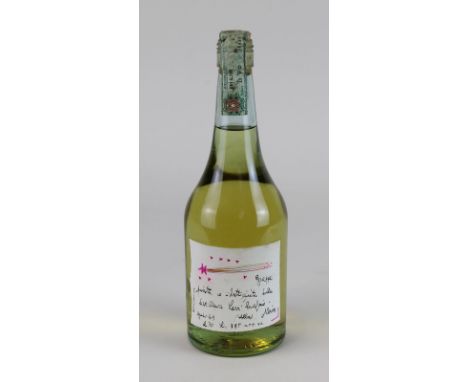 Eine Flasche Grappa um 1998, Distilleria Levi Serafino Neive, Alba, Piemont, 0,7 L., Füllhöhe: mittlerer Flaschenhals, Etiket