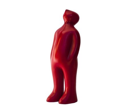 Guido Deleu (Belgian, b. 1932)   The Visitor   Ceramic, Signed   76cm high, 27cm wide, 27cm deep   On view at: The Sculpture 