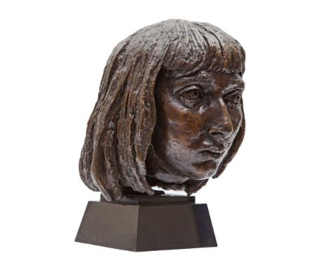 λSir Jacob Epstein (British, 1880 - 1959) Little Eileen Bronze 35cm high, 30cm wide, 30cm deep On view at: The Sculpture Park