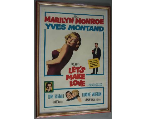 Let's Make Love - Original first release linen backed framed US one sheet from 1960. Starring Marilyn Monroe. Poster measures